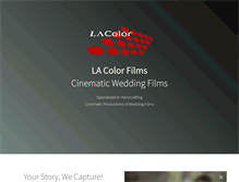 Tablet Screenshot of lacolorfilms.com